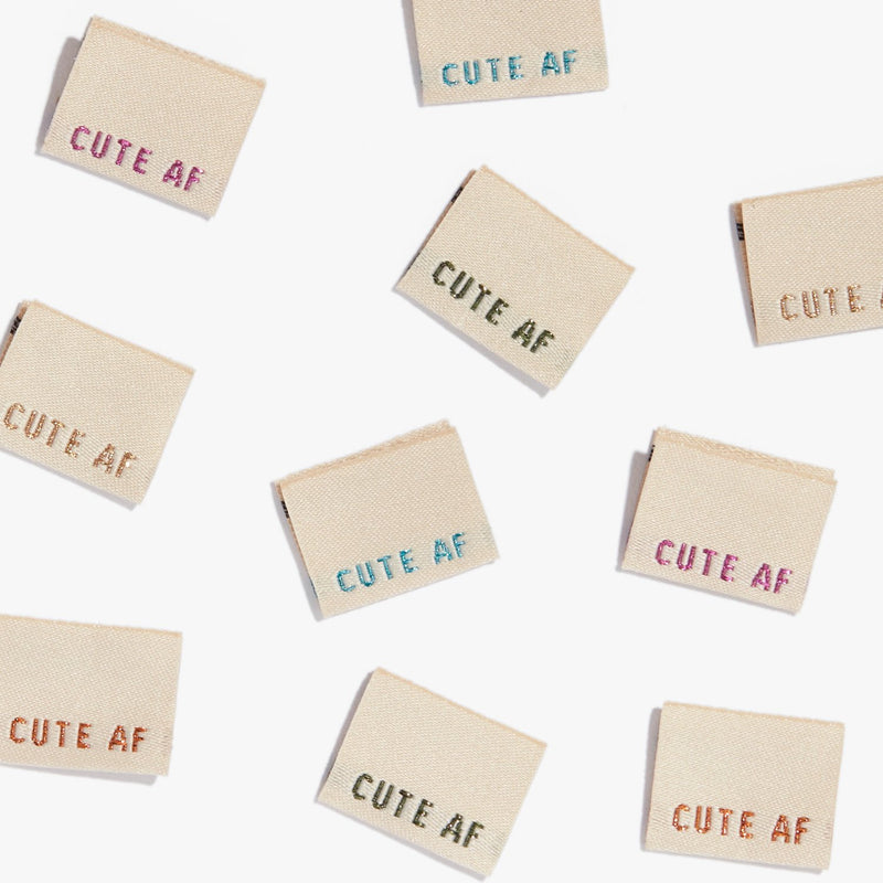 Cute AF Quilt Labels - set of 10 - S29-CAF