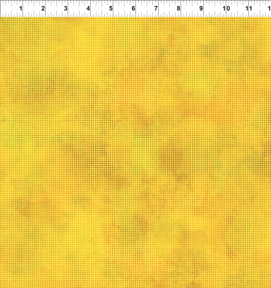 Dit Dot Evolution Quilt Fabric in Buttercup - 1DDE 19
