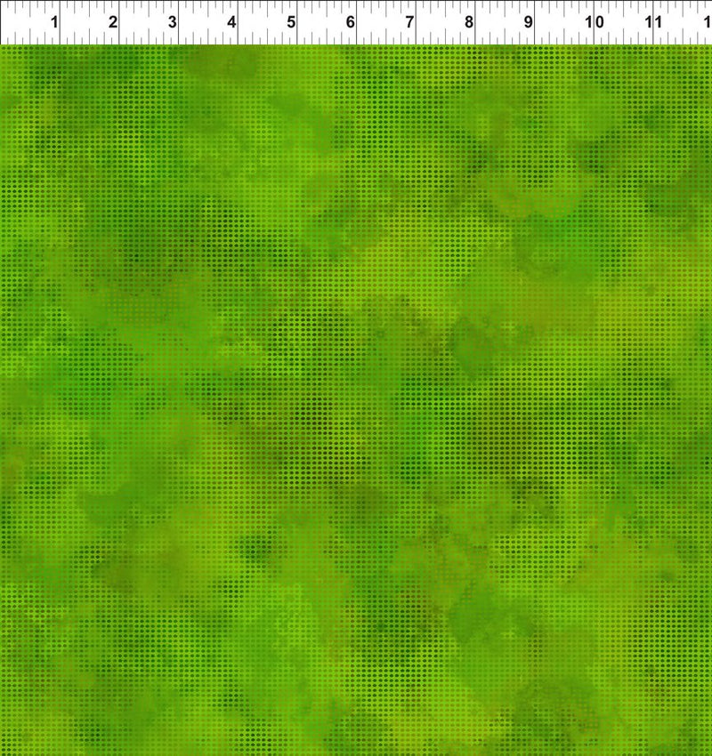 Dit Dot Evolution Quilt Fabric in Green - 1DDE 22