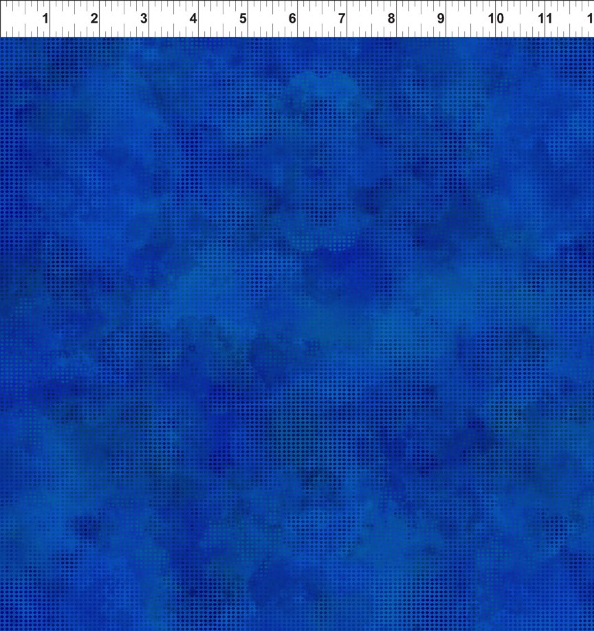 Dit Dot Evolution Quilt Fabric in Royal Blue - 1DDE 34