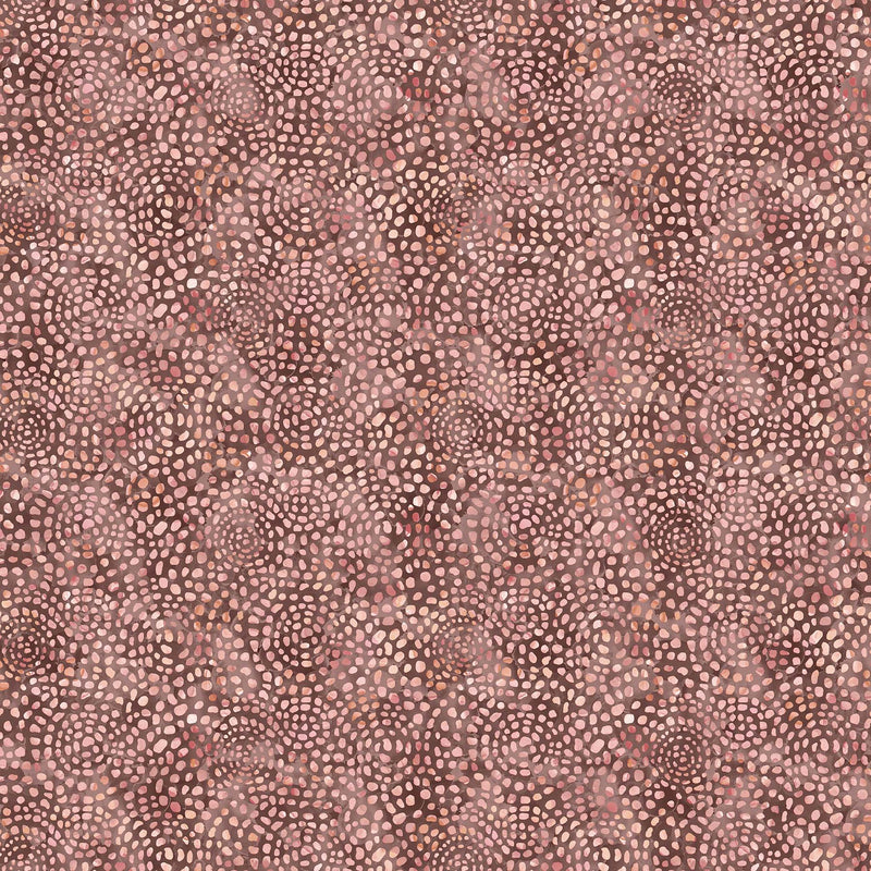 Dragonfly Dreams Quilt Fabric - Circular Texture in Taupe/Multi - DP24832-14