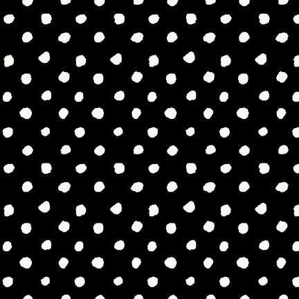 Dress and Obsessed - Small Dots in Black - 6677-99