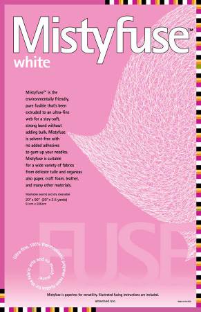 Mistyfuse - White, 20" x 90" - EAWF01