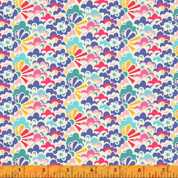 Eden Quilt Fabric - Cloud Puff in Cream - 52807-1