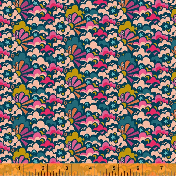 Eden Quilt Fabric - Cloud Puff in Pink - 52807-5