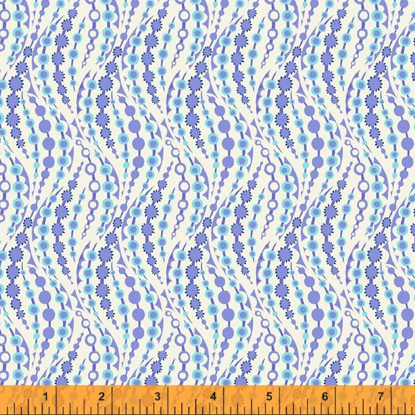 Eden Quilt Fabric - Ripple in Periwinkle - 52812-4