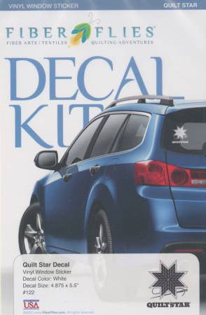 Quilt Star Window Decal - FFD122