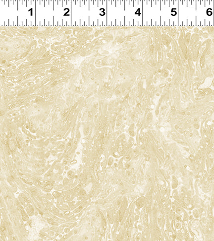 Feathered Friends Quilt Fabric - Marble in Dark Butter Cream - Y3496-60