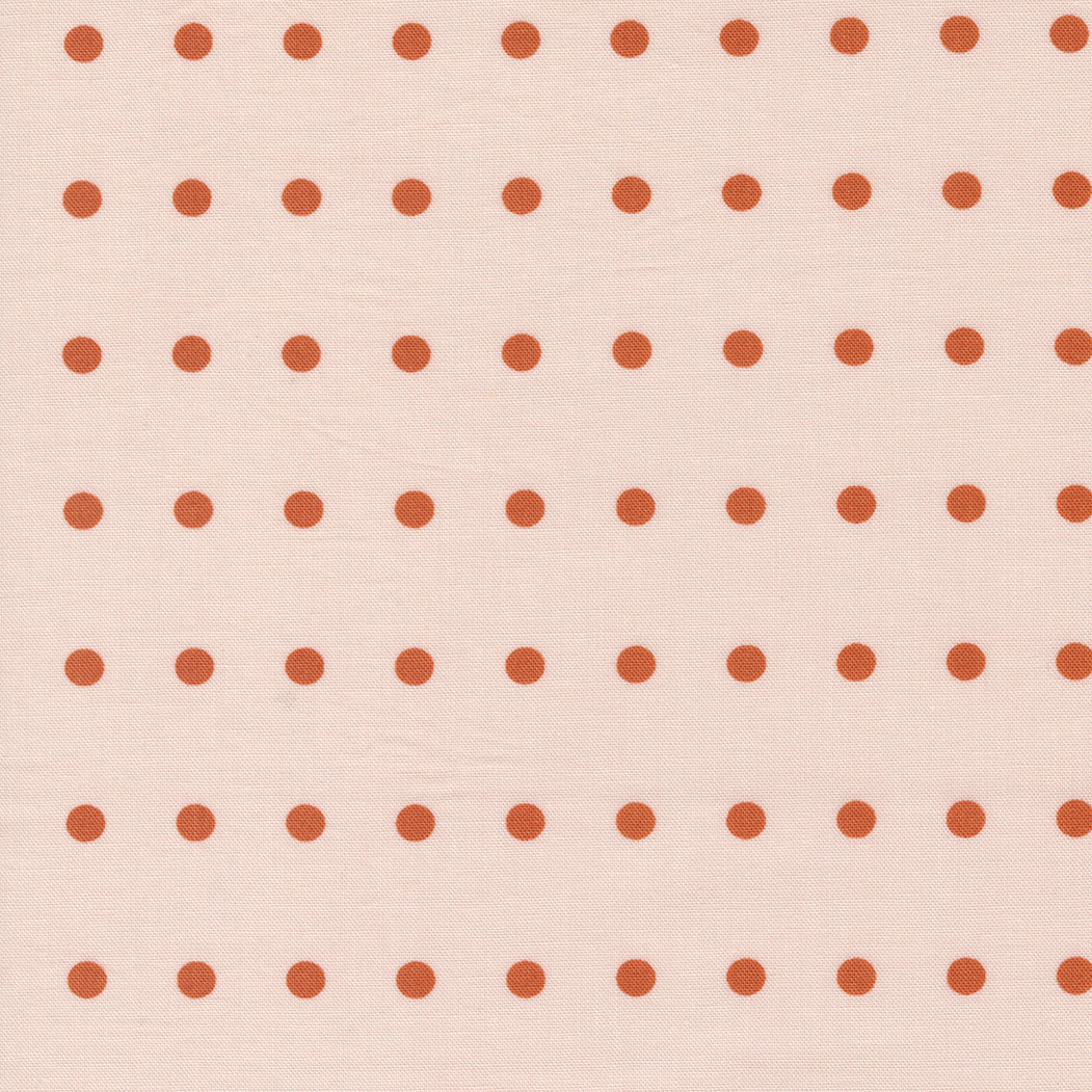 Frisky Quilt Fabric - In a Row Dots in Sweetie Pink/Orange - 1773 13