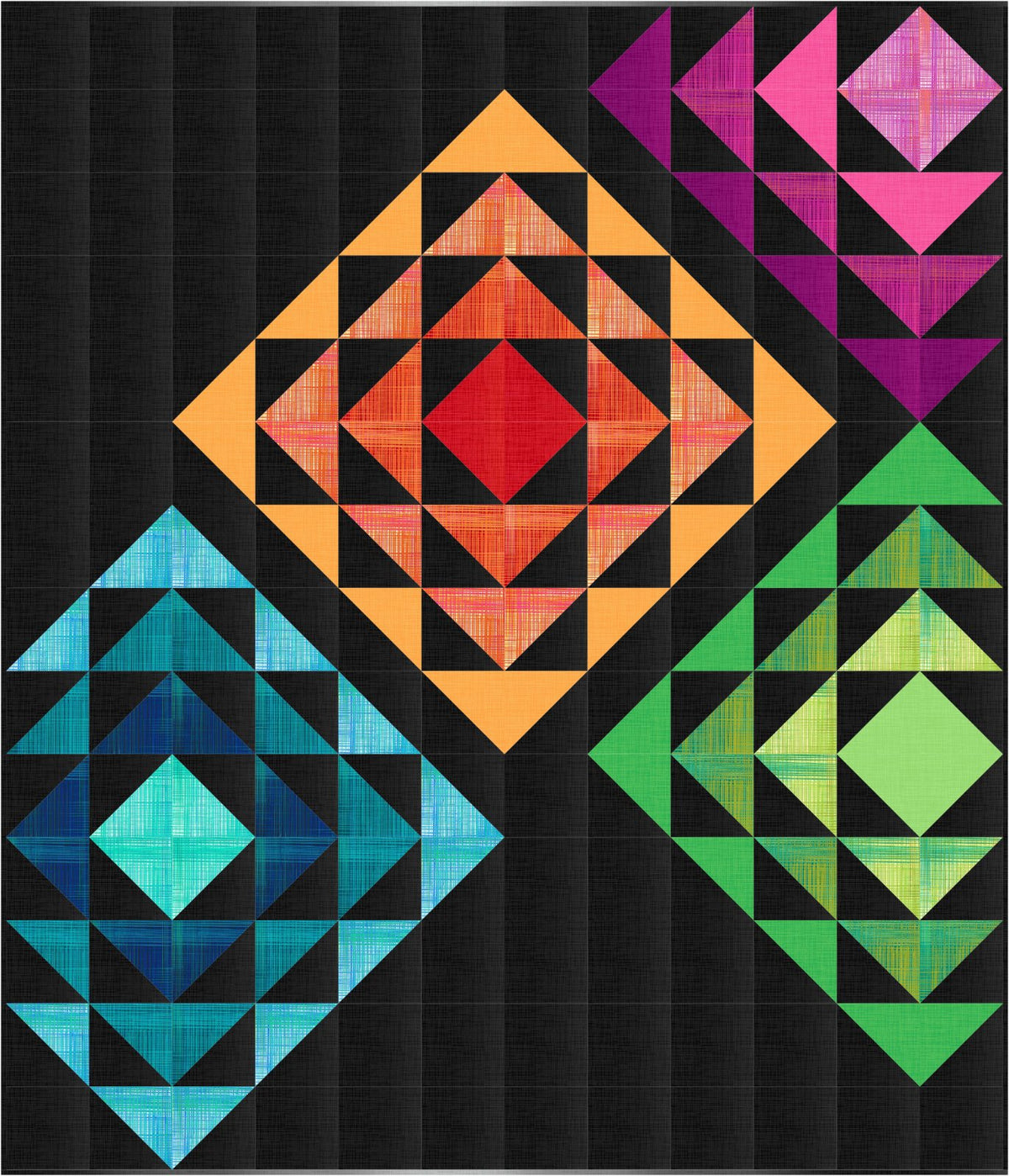 Granny Squares Quilt Pattern - PTN2555