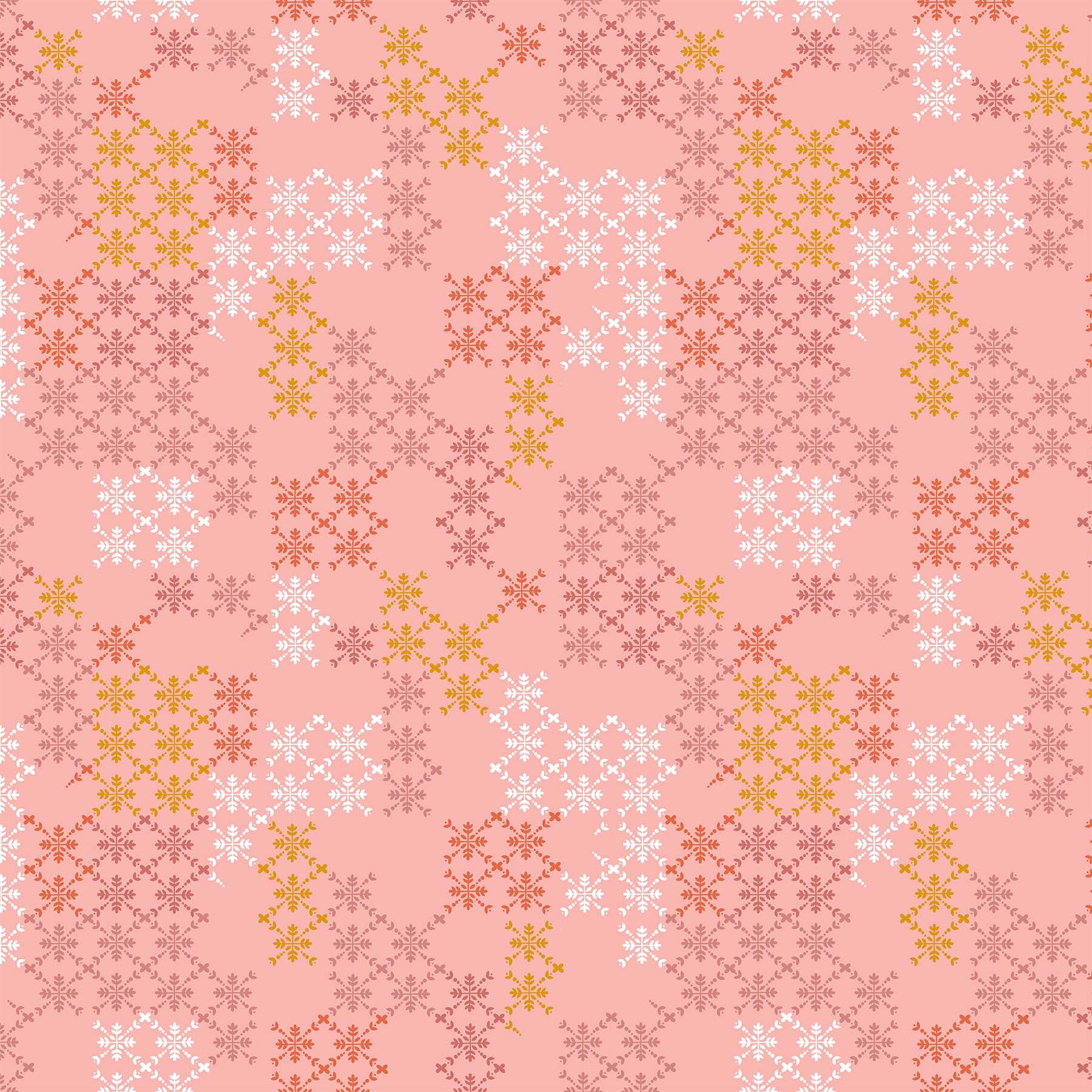 Hampton Court Quilt Fabric - Ironwork in Rose Pink - 90590-21