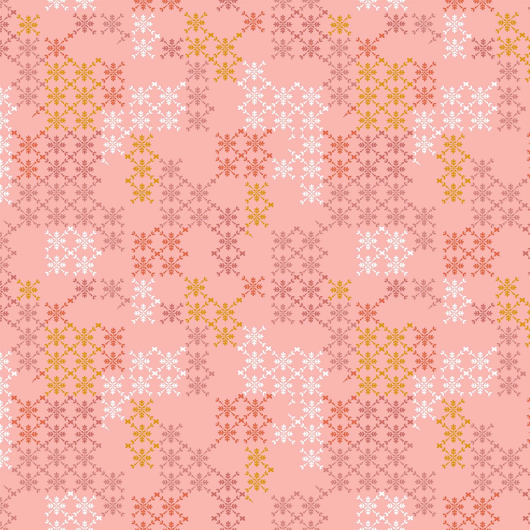 Hampton Court Quilt Fabric - Ironwork in Rose Pink - 90590-21