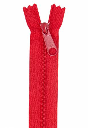 Handbag Zipper, 24", Single Slide By Annie - Atom Red - ZIP24-260