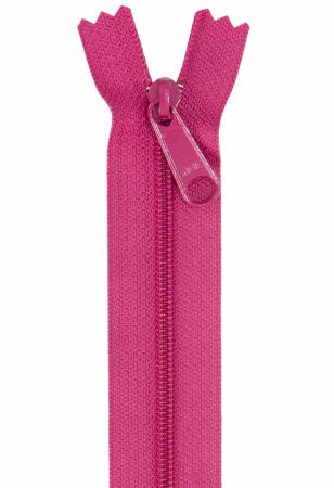 Handbag Zipper, 24", Single Slide By Annie - Crazy Plum Pink - ZIP24-255