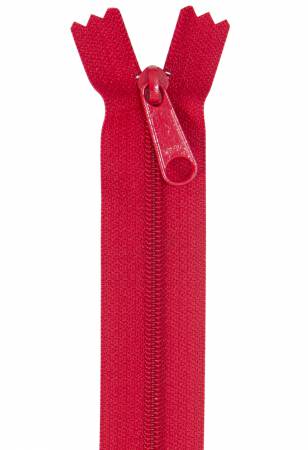 Handbag Zipper, 24", Single Slide By Annie - Hot Red - ZIP24-265