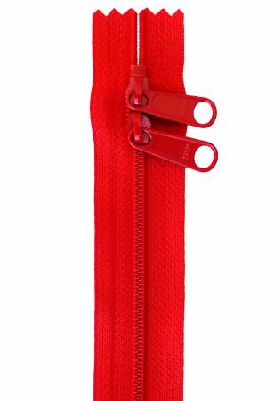 Handbag Zipper, 30", Double Slide By Annie - Red - ZIP30-260