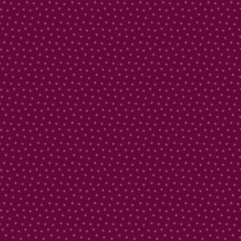 Happiness Quilt Fabric - Pinwheel in Berry Red/Purple - 90599-28
