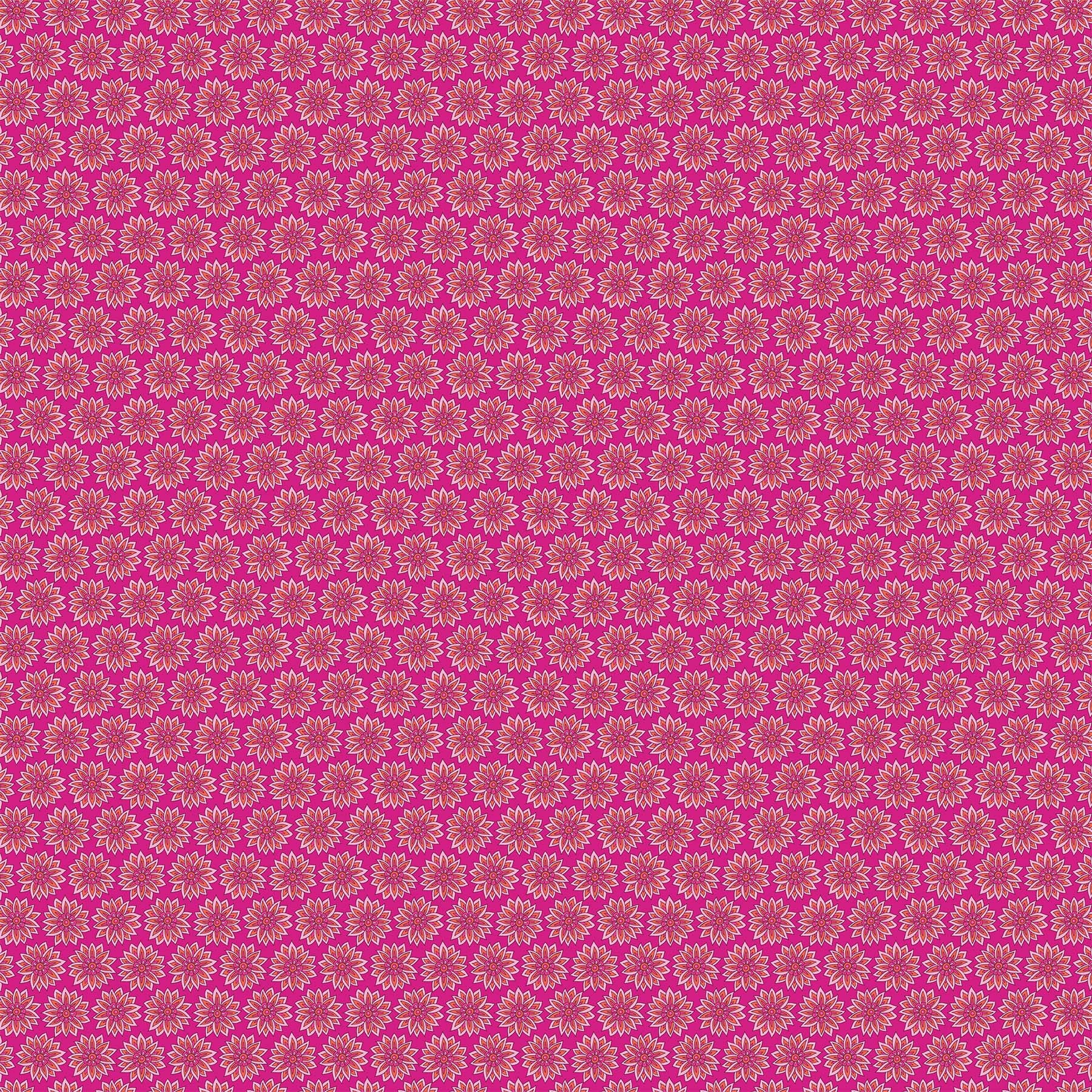 Happiness Quilt Fabric - Stellar in Fuchsia Pink - 90597-28