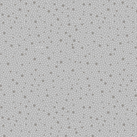 Hippity Hop Quilt Fabric - Dots in Gray - 1649 29221 K