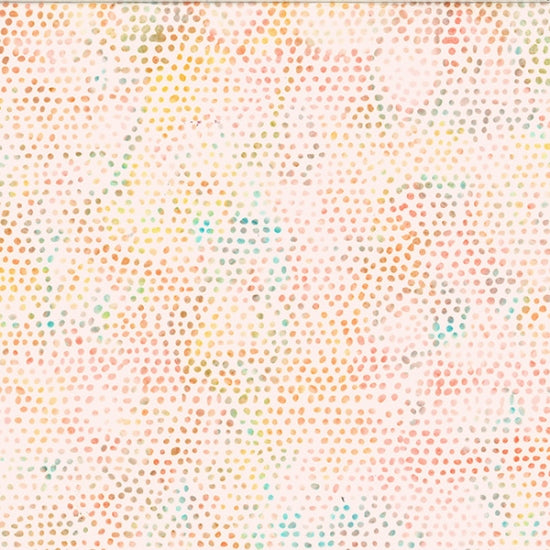 Hoffman Bali Batik Quilt Fabric - Dots in Honey Multi - U2507-118