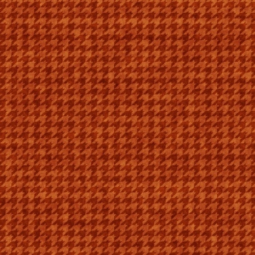 Houndstooth Basics Quilt Fabric - Orange - 8624-35