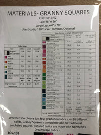 Granny Squares Quilt Pattern - PTN2555