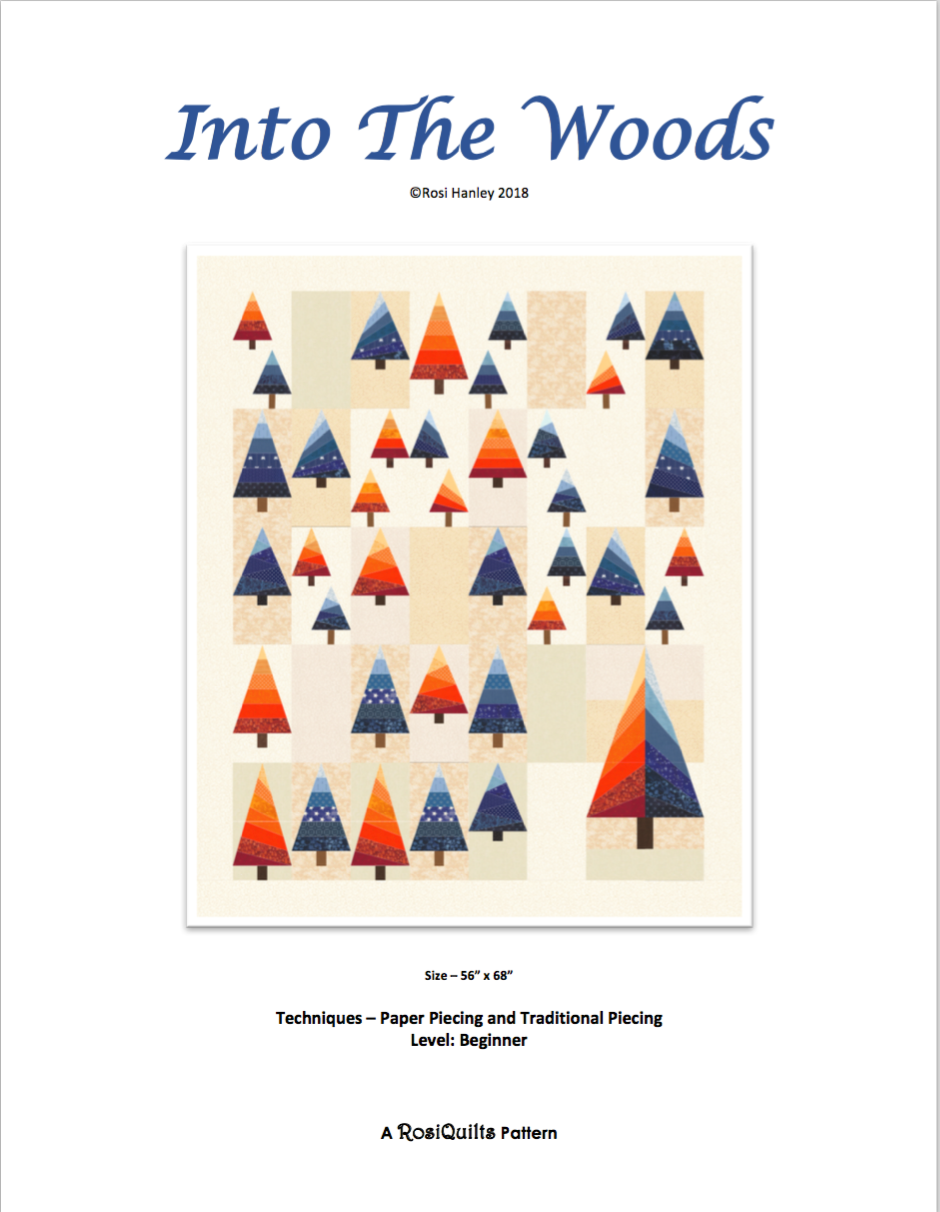 Into the Woods Quilt Pattern by Rosi Hanley