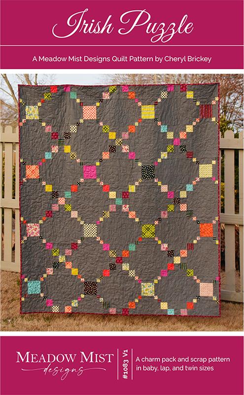 Irish Puzzle Quilt Pattern from Meadow Mist Designs - MMD 1083