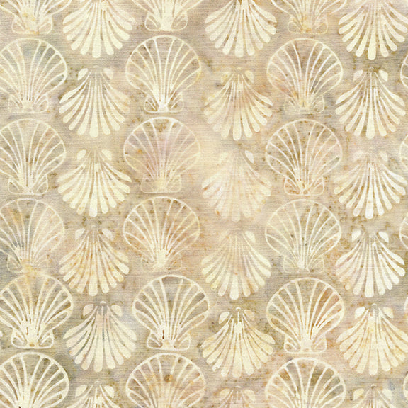 Island Batik Quilt Fabric - Mariners - Shell in Blush Light Tan/Cream - 112125199
