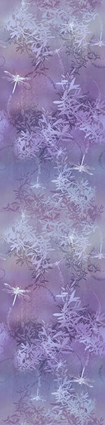 Jewel Basin Quilt Fabric by McKenna Ryan - Dragonflies in Wisteria Purple - MRD23-229