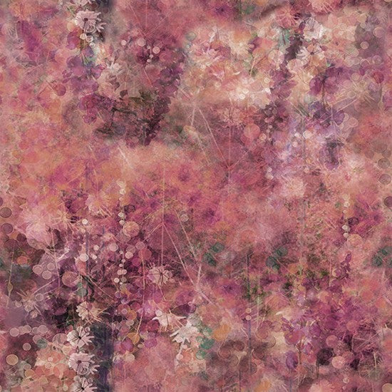 Jewel Basin Quilt Fabric by McKenna Ryan - Flower Petals in Spice Brown/Pink - MRD25-160