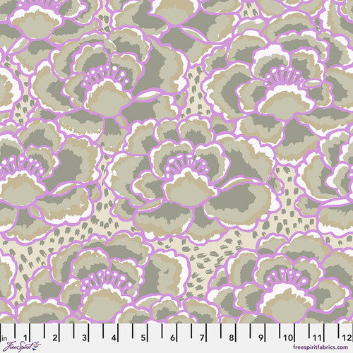 Kaffe Fassett Collective February 2023 Quilt Fabric - Tonal Floral in Beige - PWGP197.BEIGE