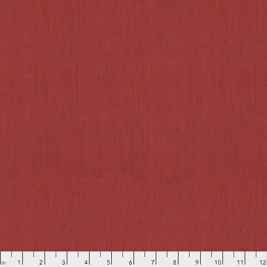 Kaffe Fassett Quilt Fabric - Shot Cottons in Blood Orange Red - SCGP110.BLOODORANGE