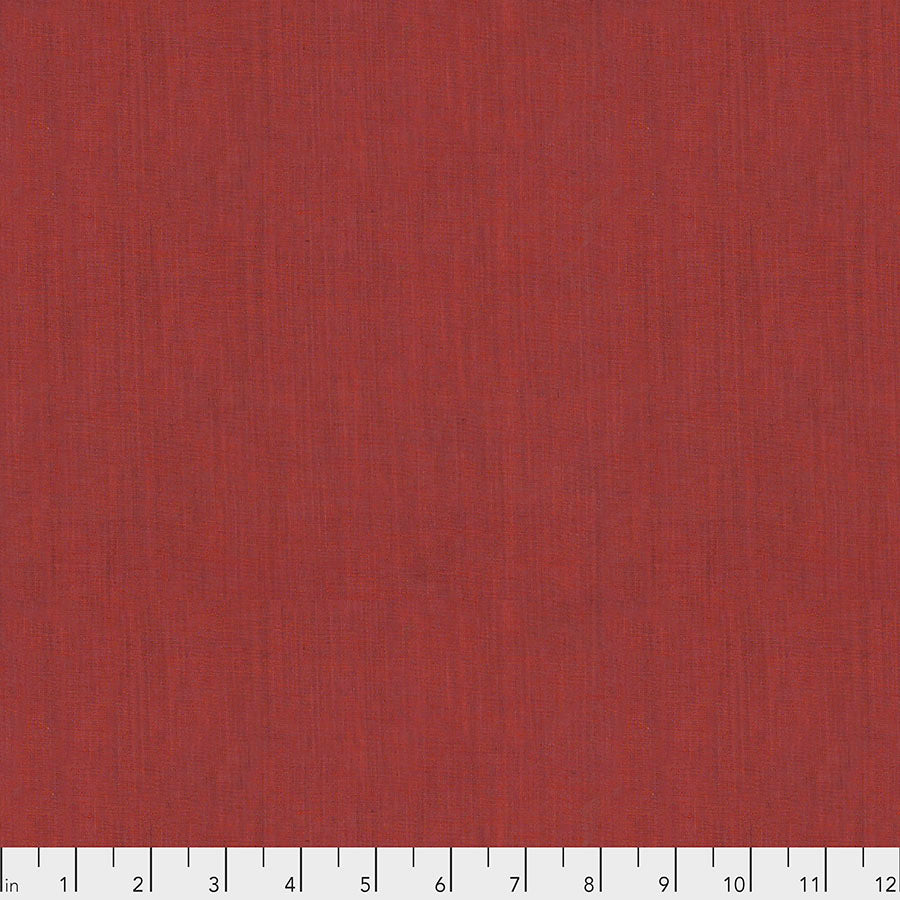 Kaffe Fassett Quilt Fabric - Shot Cottons in Blood Orange Red - SCGP110.BLOODORANGE