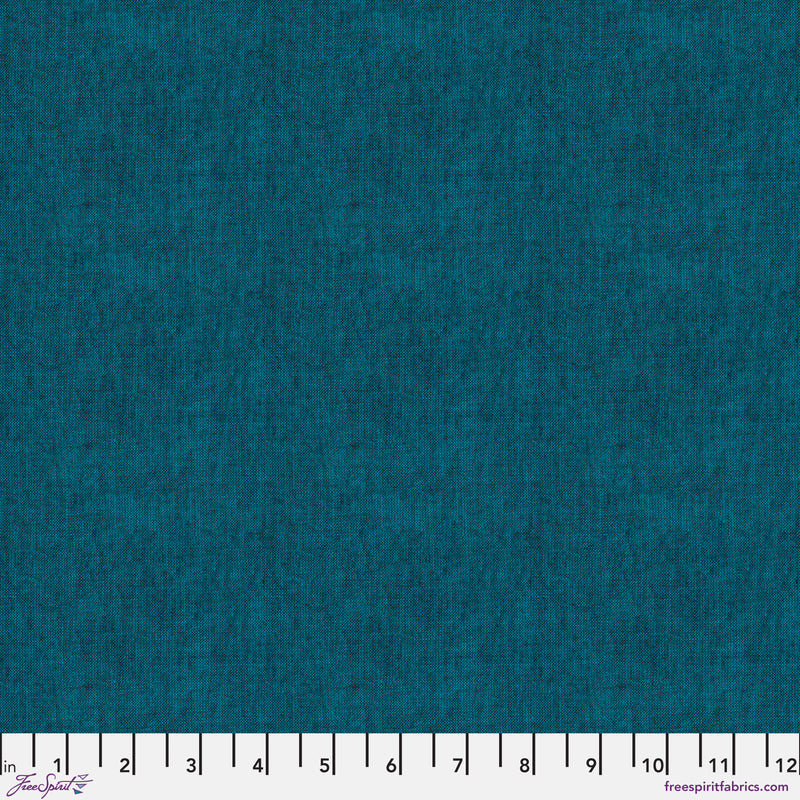 Kaffe Fassett Quilt Fabric - Shot Cottons in Peacock Blue/Green - SCGP123.PEACOCK