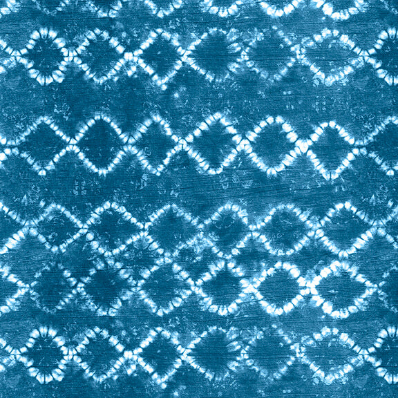 Katori Quilt Fabric - Diamonds in Blue - 2202-75