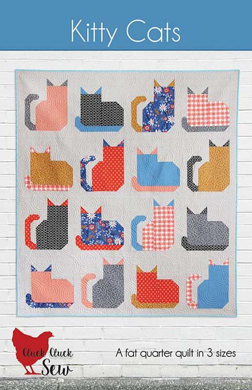 Kitty Cats Quilt Pattern from Cluck Cluck Sew - CCS 212