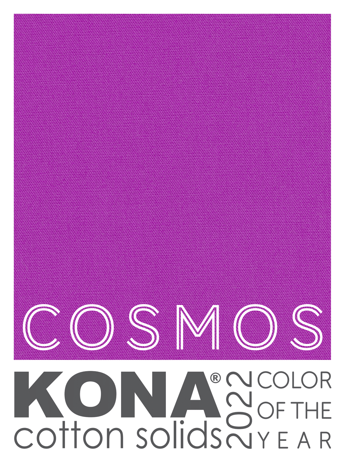 Kona Cotton Solid in Cosmos Purple - K001-1987 - KONA 2022 COLOR OF THE YEAR