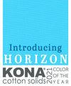 Kona Cotton Solid in Horizon Blue - K001-1914 - Kona Color of the Year 2021