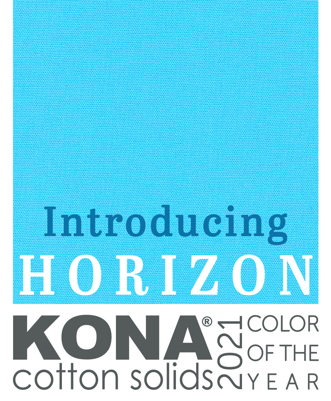 Kona Cotton Solid in Horizon Blue - K001-1914 - Kona Color of the Year 2021