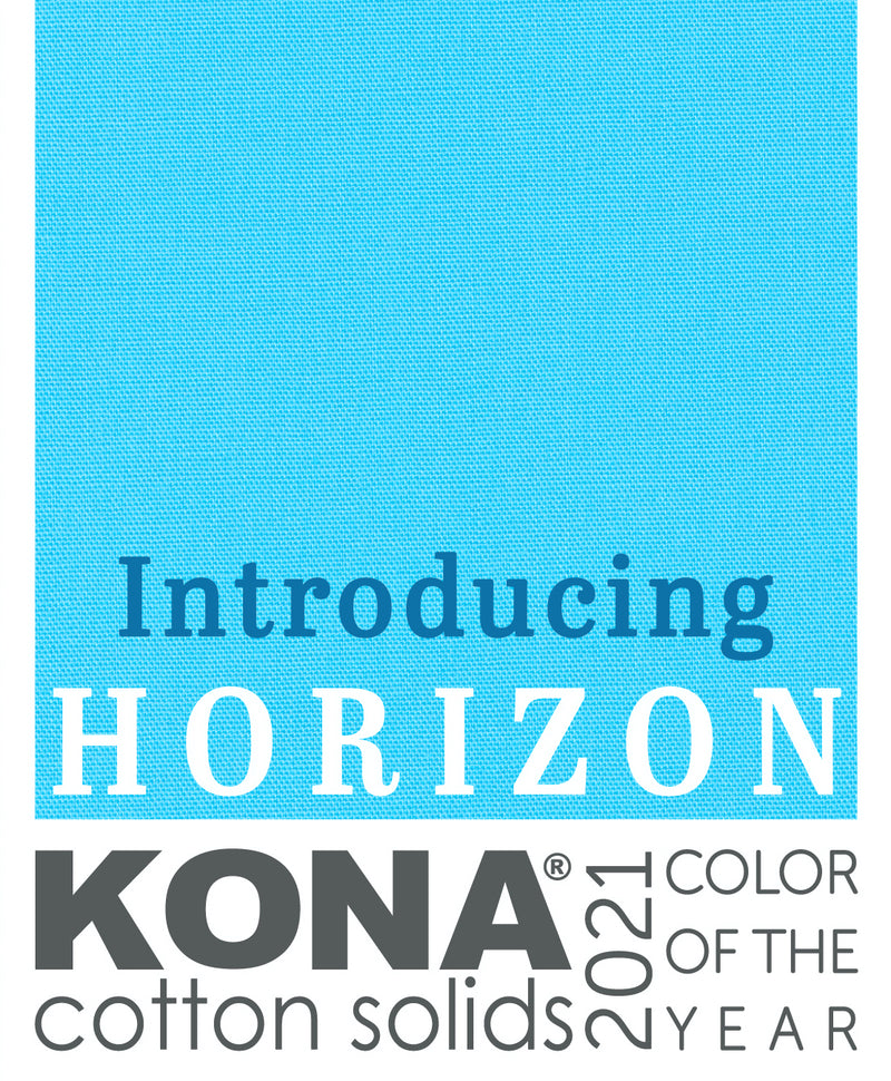 Kona Cotton Solid in Horizon Blue - K001-1914 - Kona Color of the Year 2021