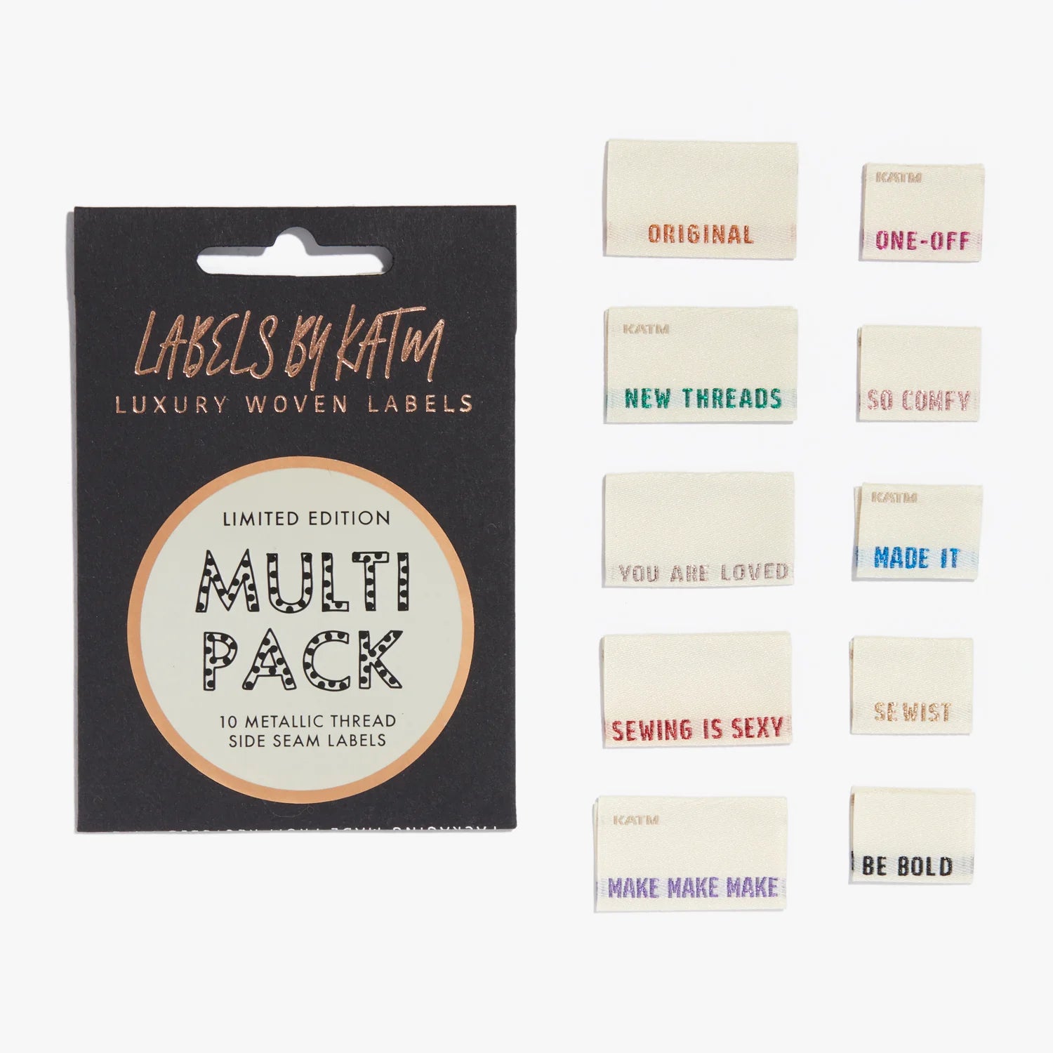 Labels by Kylie and the Machine - Metallic Multi Pack - 10 pack - S15 - Met