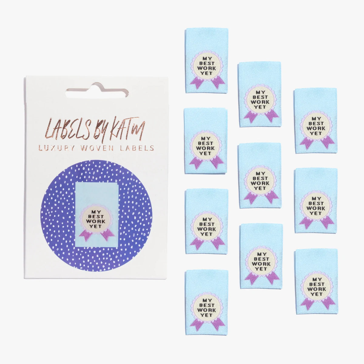 Labels by Kylie and the Machine -  My Best Work Quilt Labels - set of 10 - S10-MY BEST