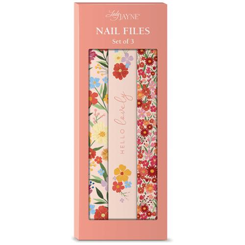 Lady Jayne Nail File Package, Pink Floral - 12958