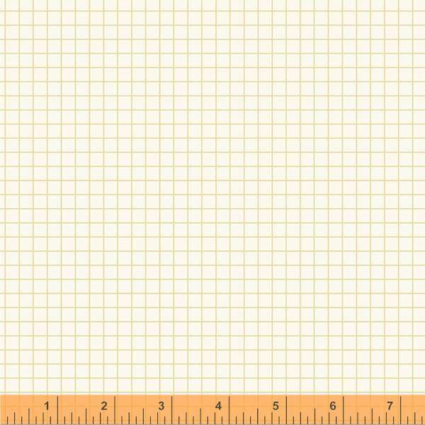 Little Whispers Quilt Fabric - Check in Parchment - 53178-3