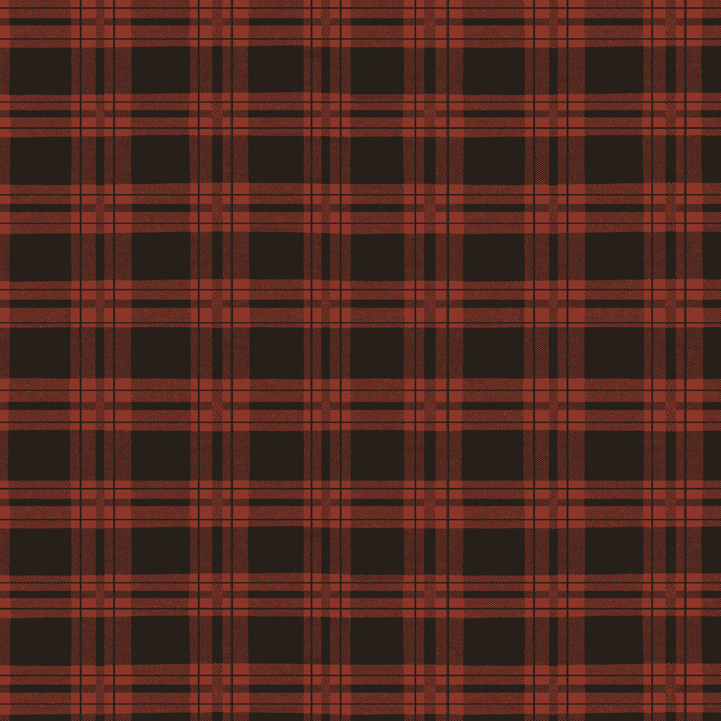 Living the Dream Quilt Fabric - Plaid Blanket in Light Brick Red - Y3442-50