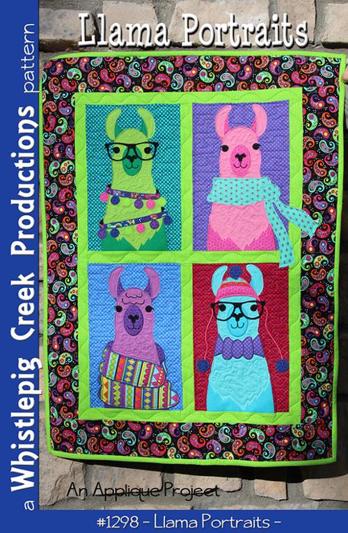 Llama Portraits Quilt Pattern - WP 1298
