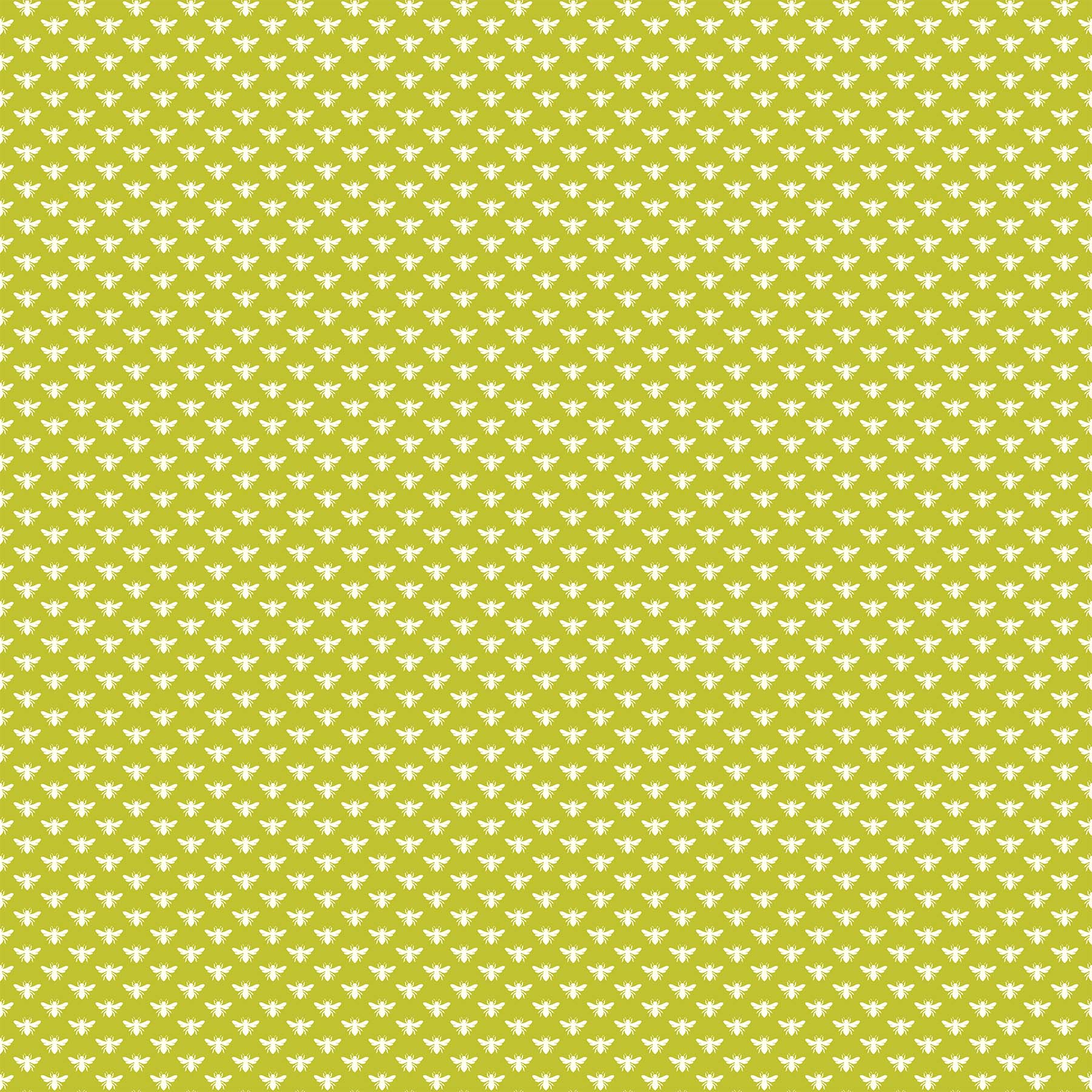 Local Honey Quilt Fabric - Bee Dot in Chartreuse Green - 90663-70
