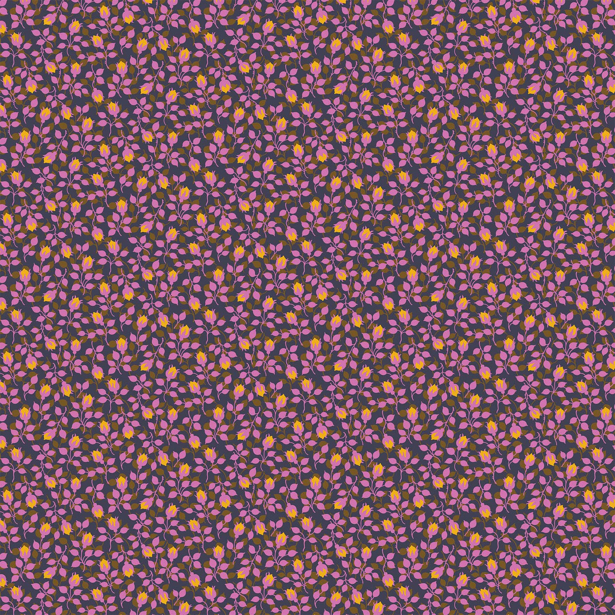 Local Honey Quilt Fabric - Rosebud in Violet Purple - 90662-80