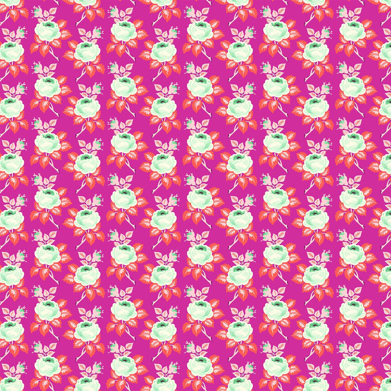Local Honey Quilt Fabric - Sweet Roses in Violet Pink/Purple - 90661-28